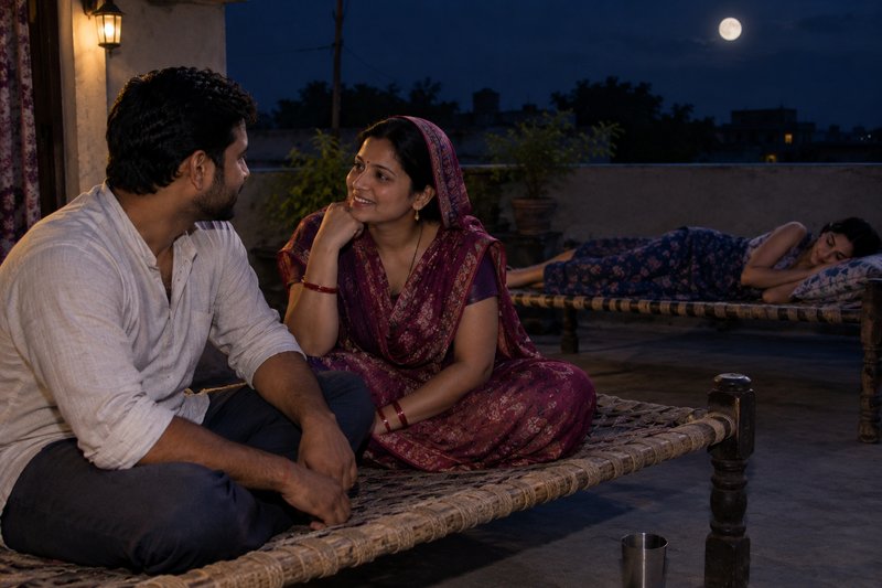 Chat with Biwi Antara ki behan Nidhi - AI Character in Hindi