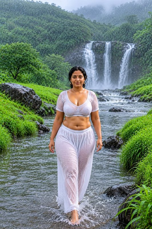 Chat with Jungle trip with aunty - AI Character in Hindi