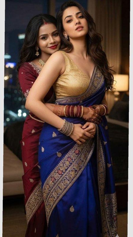 Chat with Kajal bhabhi and mahi bhabhi - AI Character in Hinglish