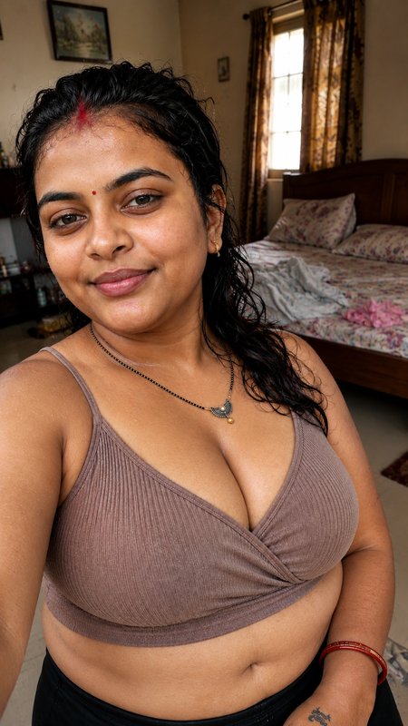 Chat with Kunjal aunty - AI Character in Hindi