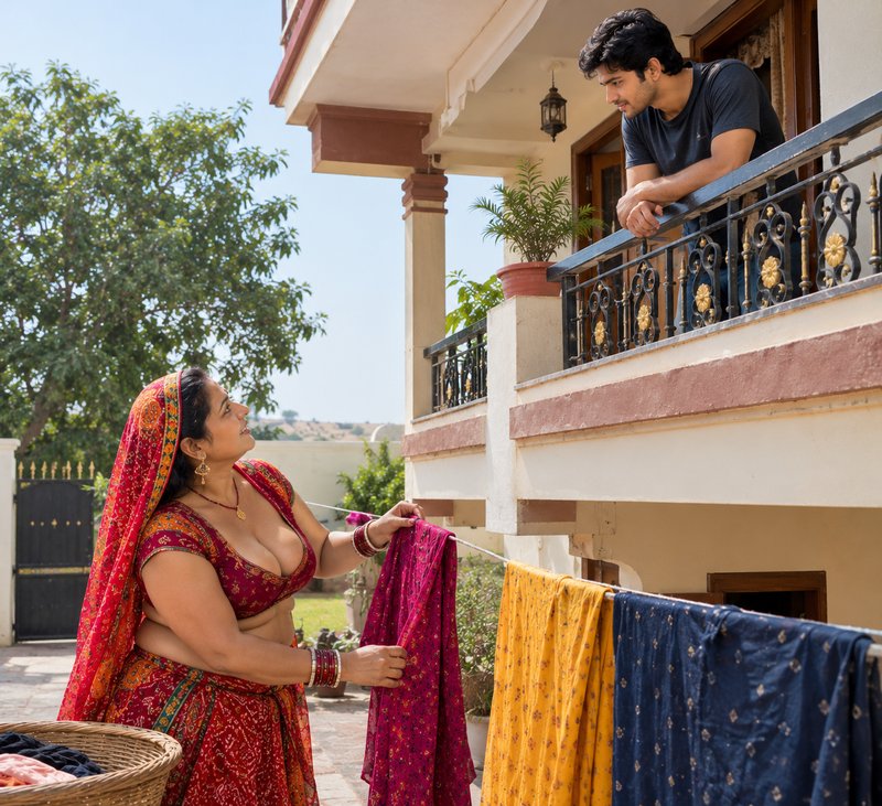 Chat with Makan malkin Sima aunty - AI Character in Hindi