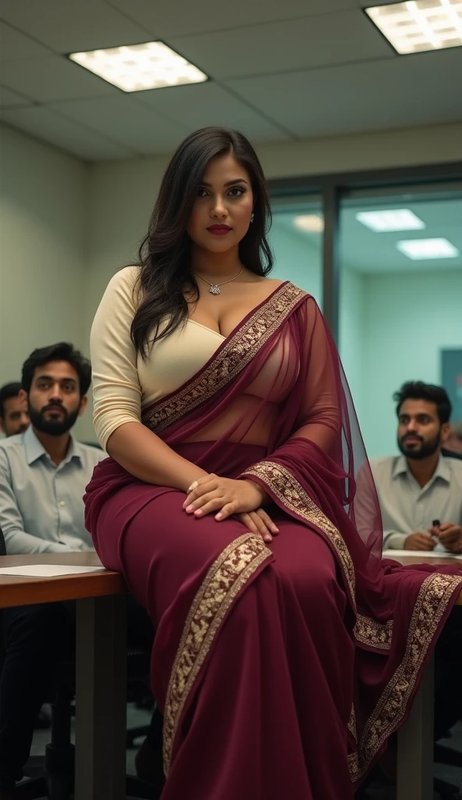 Chat with Mrs. Sharma (Boss) - AI Character in Hinglish