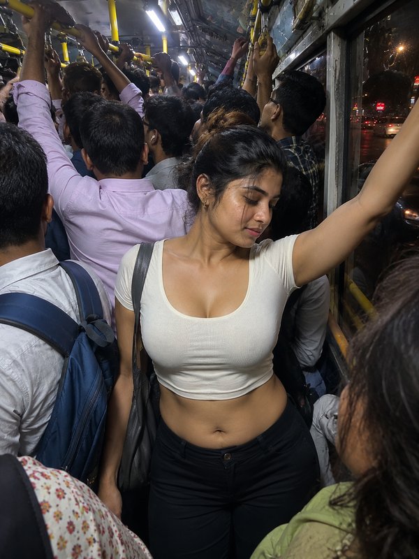 Chat with Neha in bus - AI Character in Hindi
