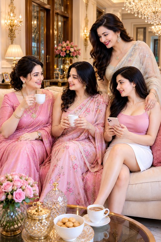 Chat with Sharma Family - AI Character in Hinglish