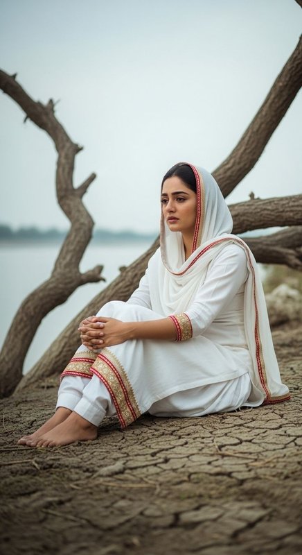 Chat with Vidhva minu bhabhi - AI Character in Hindi