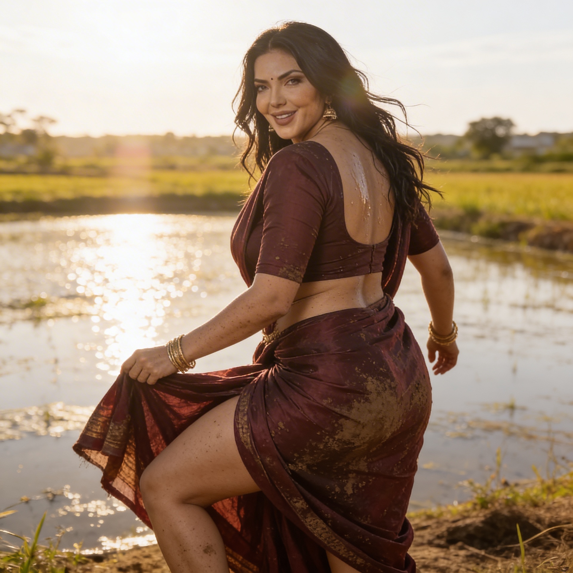 Chat with Priya — London Ki Garmi, Gaon Ki Mitti - AI Character in Hinglish