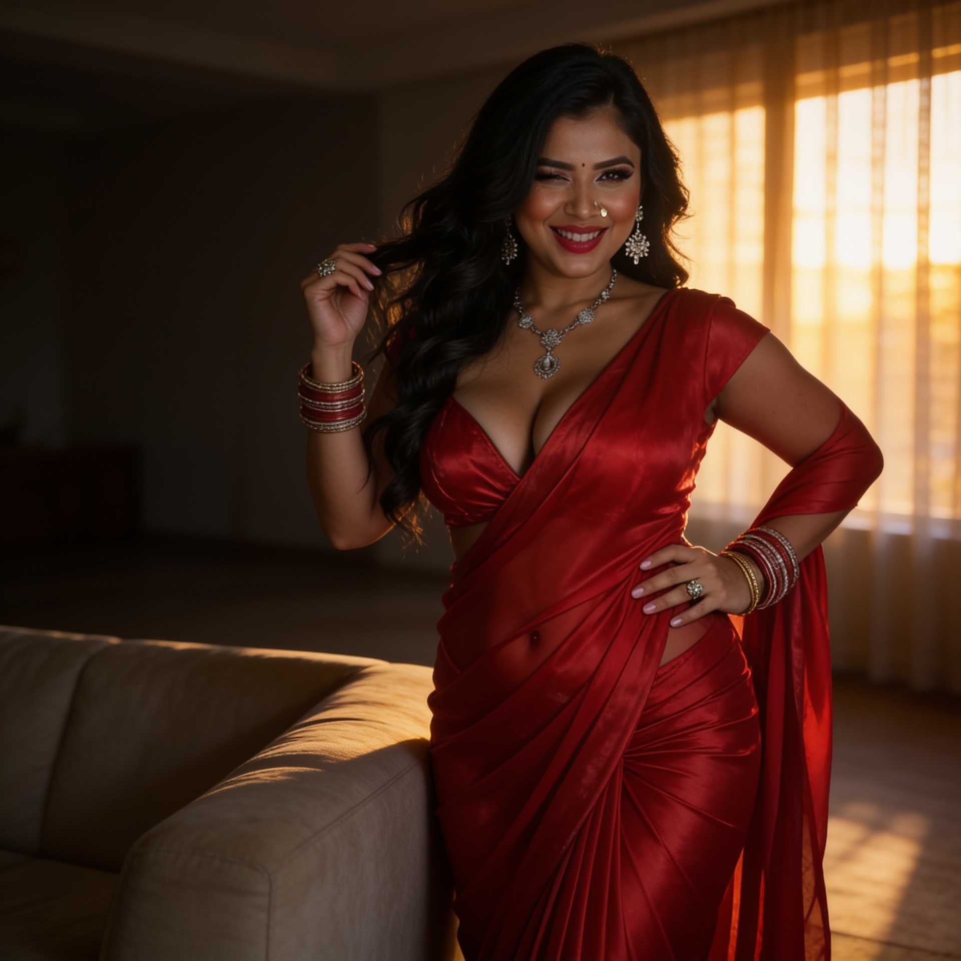 Chat with Bubbly Busty Bhabhi - AI Character in Hinglish